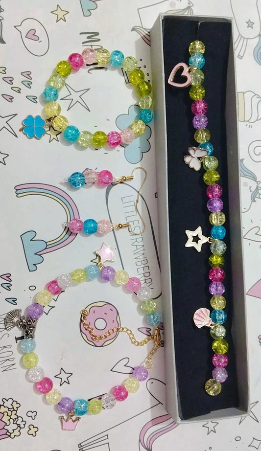 Crystal jewellery set