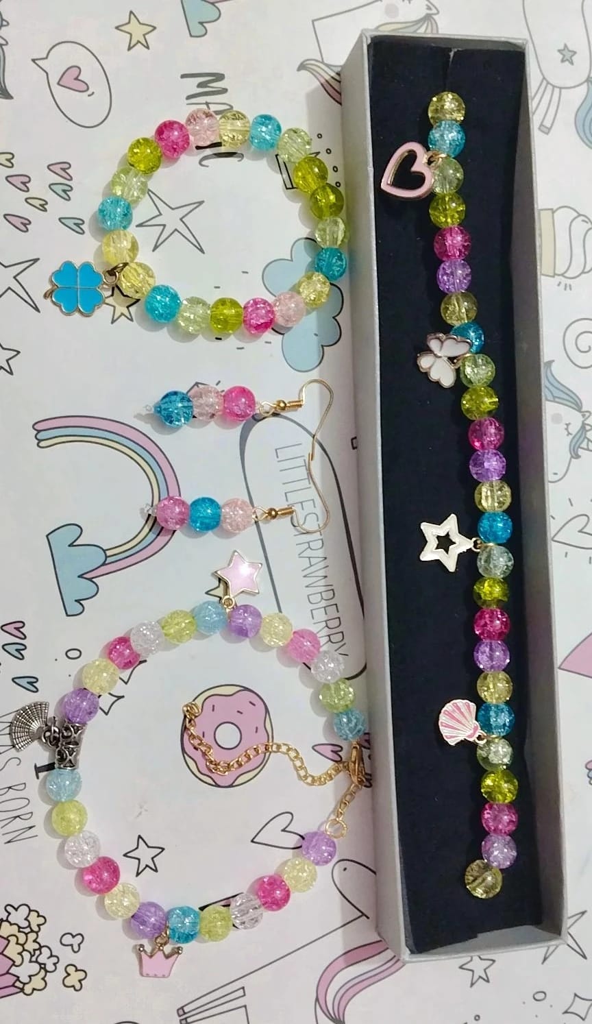 Crystal jewellery set